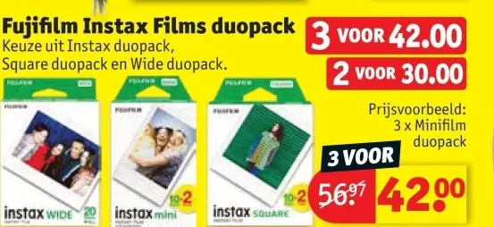 Promotie: Instax Films duopack