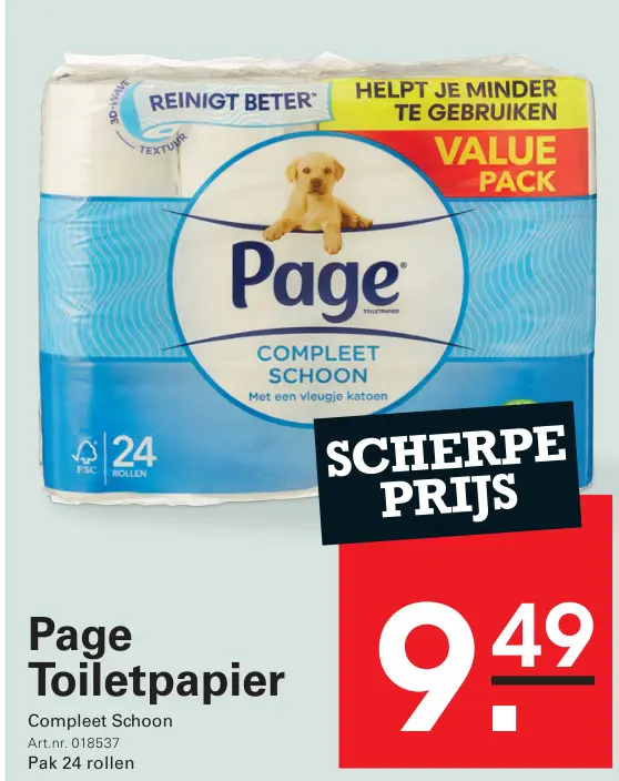 Aanbieding: Toiletpapier