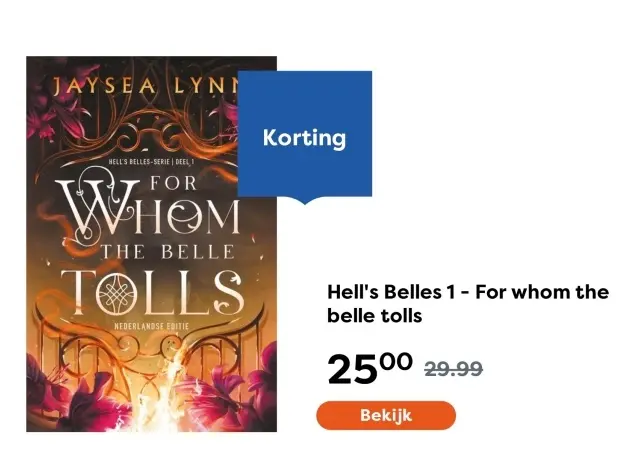 Aanbieding: Hell's Belles 1 - For whom the belle tolls