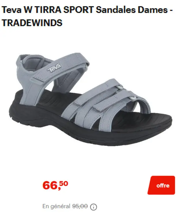 Offre: TIRRA SPORT Sandales Dames