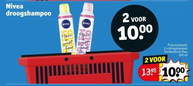 Promotie: Droogshampoo