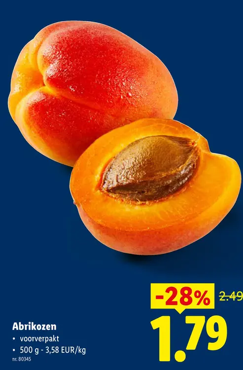 Promotie: Abrikozen