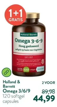 Aanbieding: Holland & Barrett Omega 3/6/9
