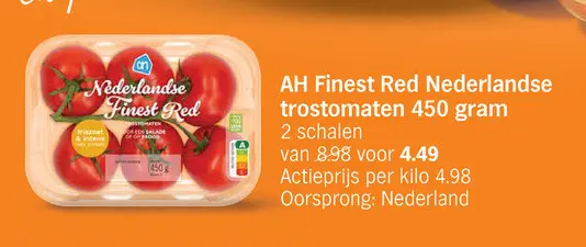 Promotie: Finest Red Nederlandse trostomaten