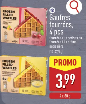 Offre: Gaufres fourrées