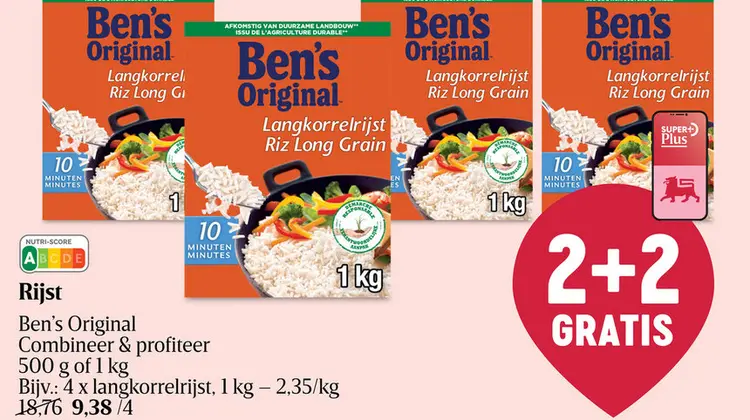 Promotie: Rijst | Langkorrel | 10 min