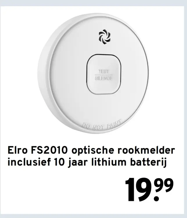 Aanbieding: FS2010 optische rookmelder