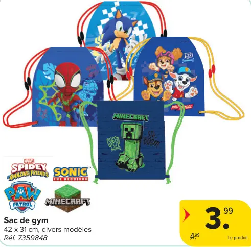 Offre: Sac de gym
