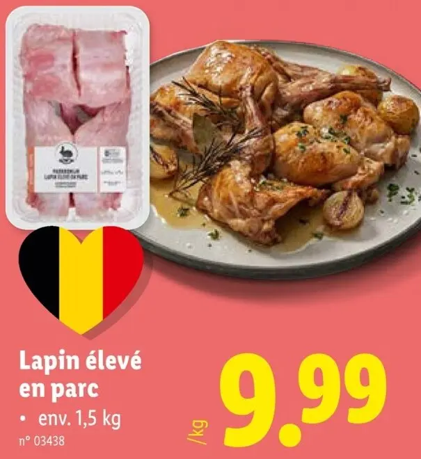 Offre: Lapin élevé en parc
