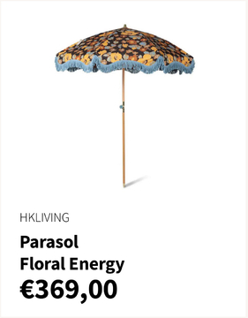 Aanbieding: HKLIVING Parasol Floral Energy