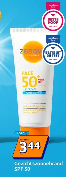 Aanbieding: Gezichtszonnebrand SPF 50