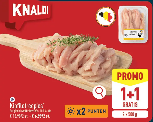 Promotie: Kipfiletreepjes