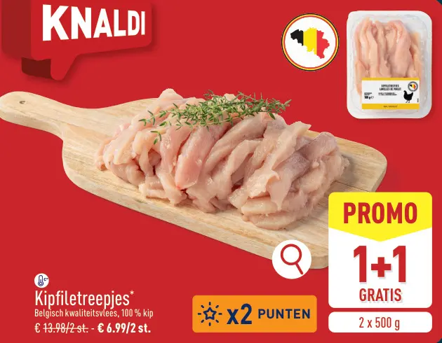 Promotie: Kipfiletreepjes