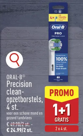 Promotie: Brossettes precision clean