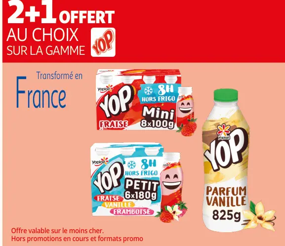 Aanbieding: YOP Mini Fraise, YOP Petit Fraise Vanille Fra