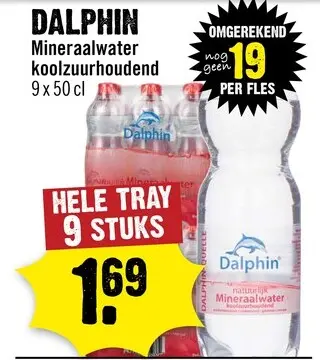 Aanbieding: Mineraalwater koolzuurhoudend