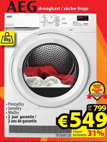 Promotie: droogkast / sèche-linge