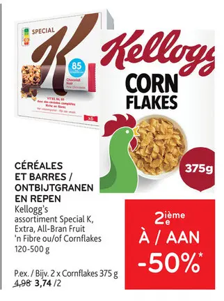Offre: Céréales et barres / ontbijtgranen en repen