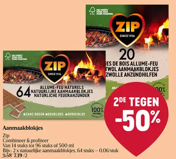 Aanbieding: Aanmaakblokjes