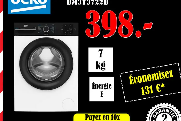Offre: Lave-linge Beko