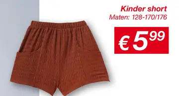 Aanbieding: Kinder short