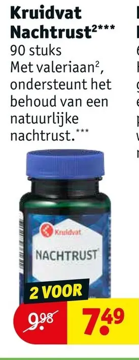 Aanbieding: Kruidvat Nachtrust & Night Gummies Kruidvat