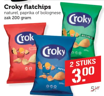 Aanbieding: Croky flatchips