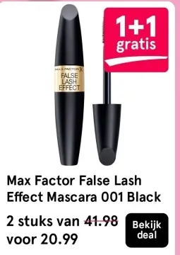 Aanbieding: False Lash Effect Mascara 001 Black