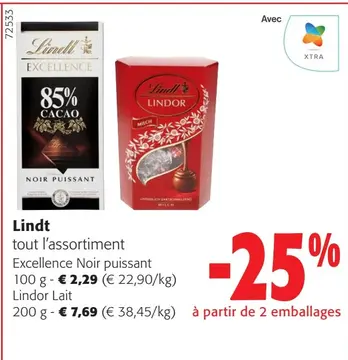 Offre: Lindt 