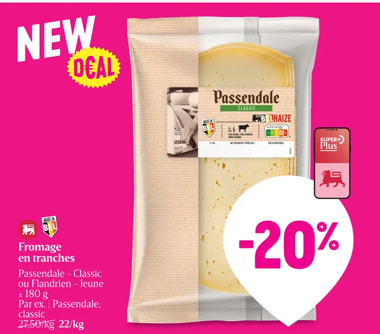 Offre: Fromage en tranches