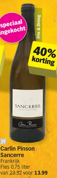 Aanbieding: Carlin Pinson Sancerre