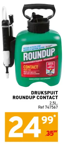 Promotie: Drukspuit ROUNDUP contact