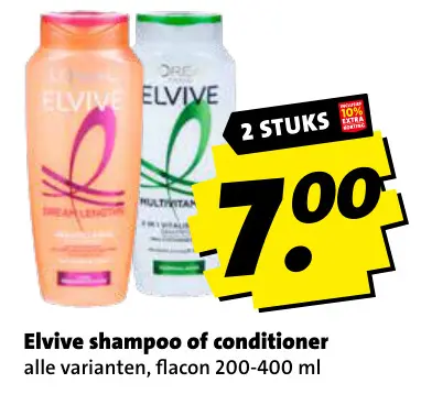 Aanbieding: Elvive shampoo of conditioner