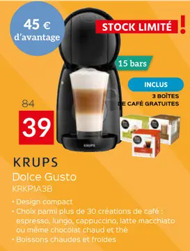 Offre: Dolce Gusto