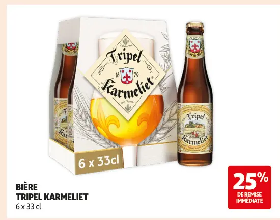 Offre: Bière tripel Karmeliet