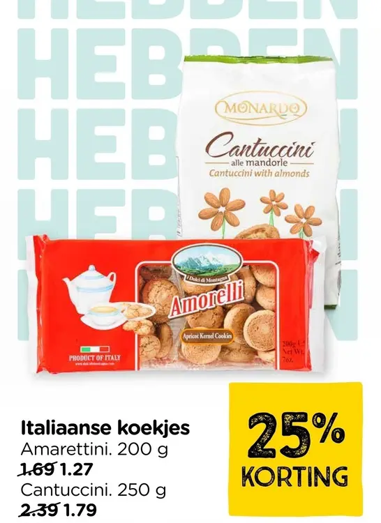 Aanbieding: Italiaanse koekjes