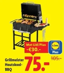 Aanbieding: Grillmeister Houtskool-BBQ