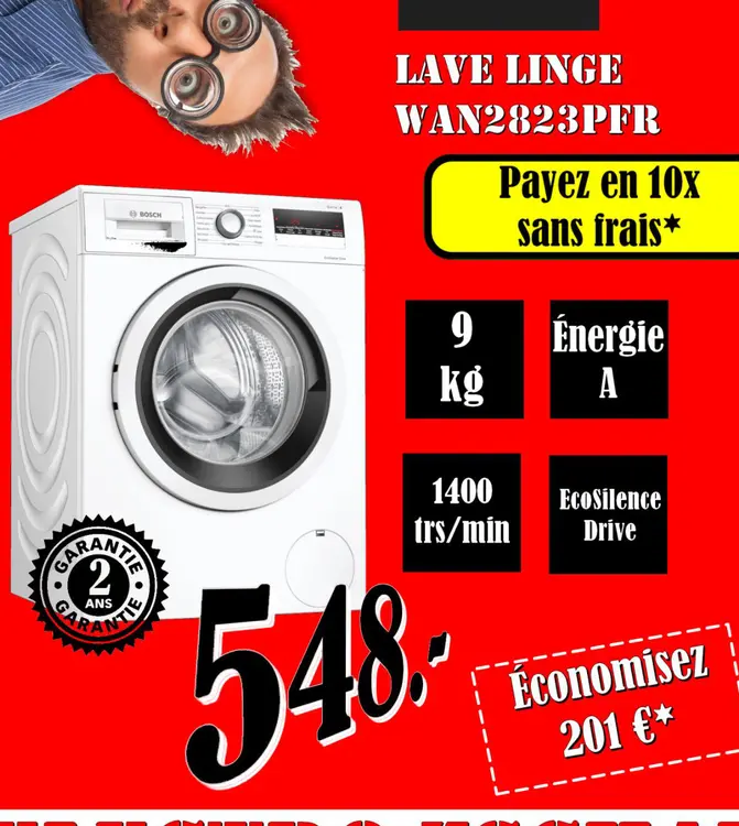 Promotie: Lave linge wan2823pfr