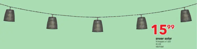 Promotie: snoer solar