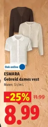 Aanbieding: Gebreid dames vest