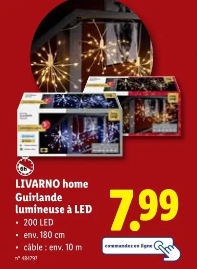Offre: Guirlande lumineuse à LED