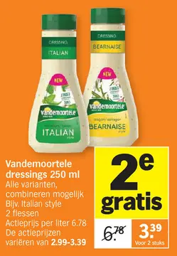 Aanbieding: Vandemoortele dressings