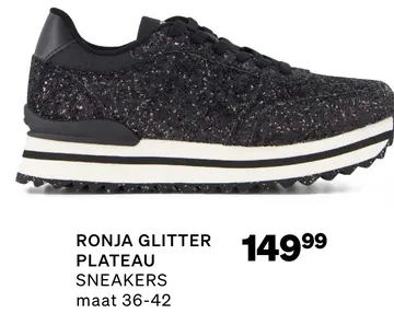 Aanbieding: Ronja glitter plateau sneakers
