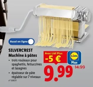 Offre: Machine à pâtes