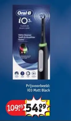 Promotie: Oral-B iO3. Matt Black and Oral-B iO5. Blush