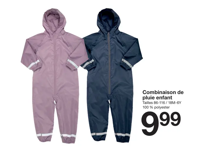 Offre: Combinaison de pluie enfant