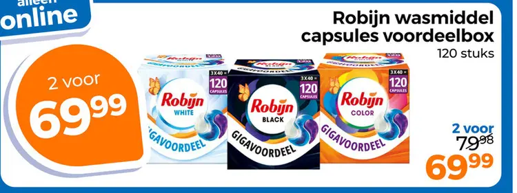 Aanbieding: wasmiddel capsules voordeelbox