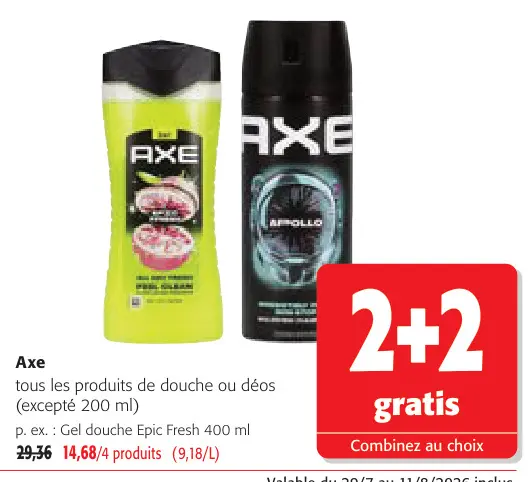 Offre: Axe