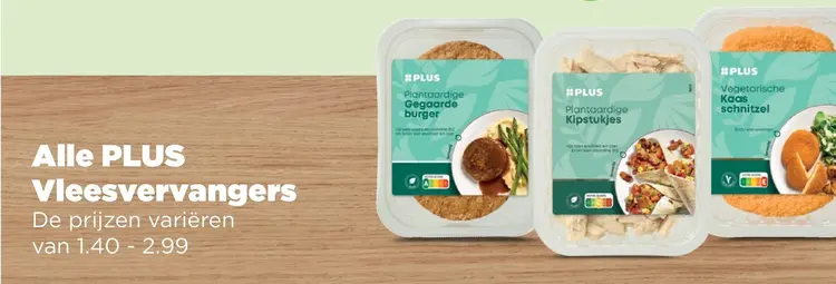 Aanbieding: PLUS Vleesvervangers