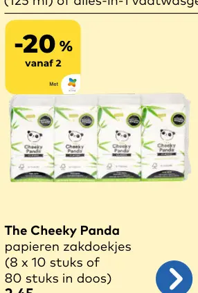 Promotie: Papieren zakdoekjes